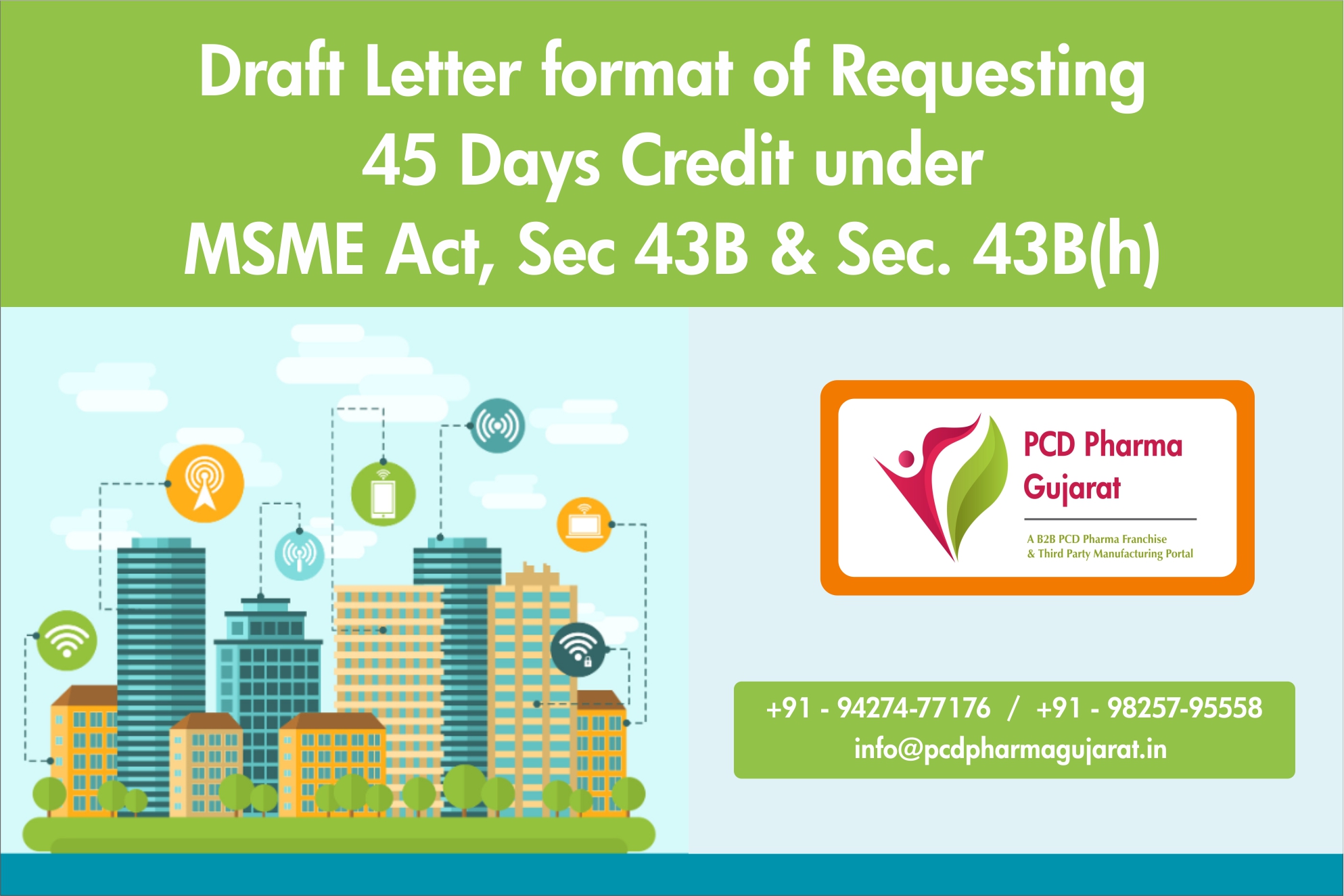 MSME Act Sec 43B-& 43 b(h) 45 Days Credit latter format