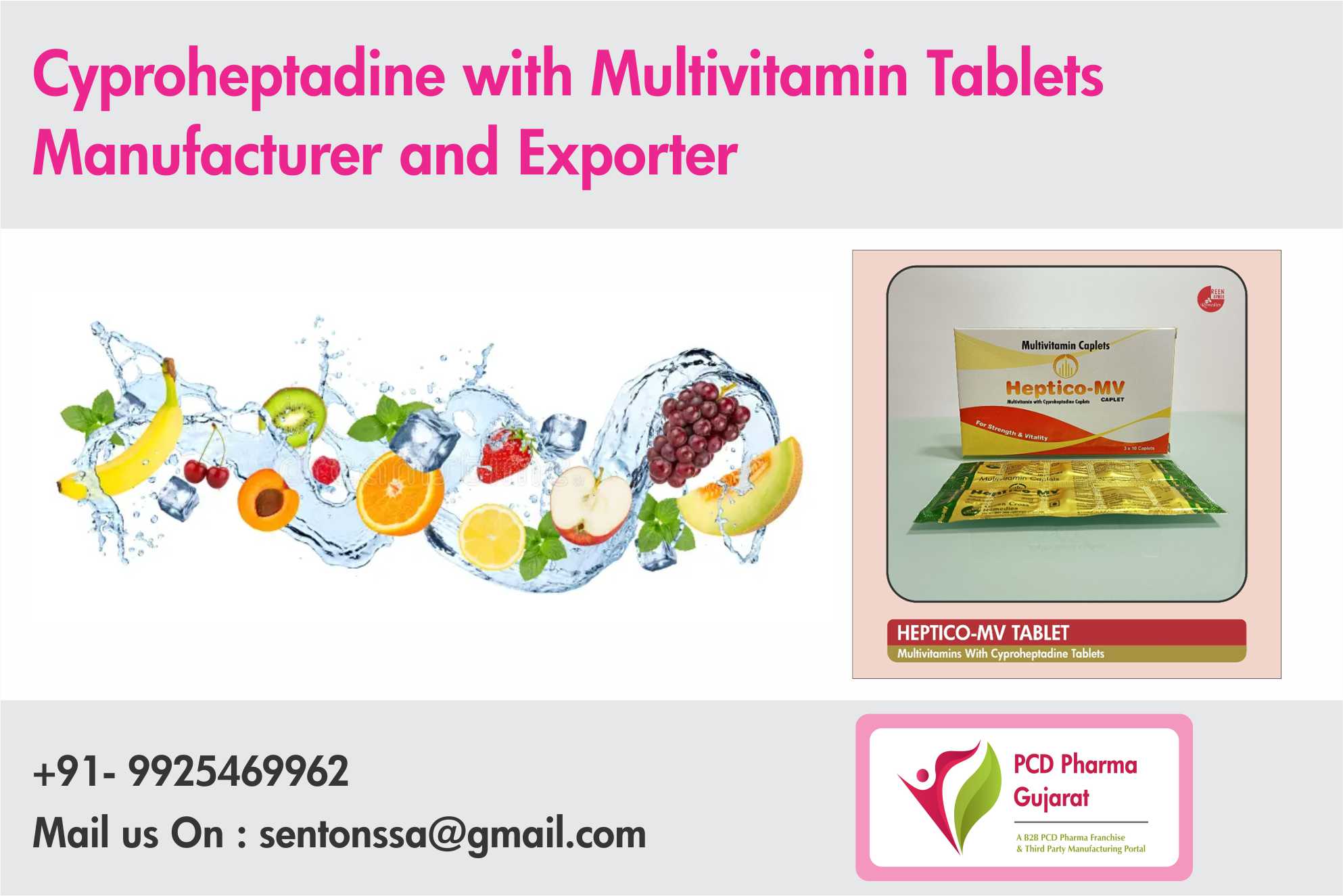 Cyproheptadine with Multivitamin Tablets