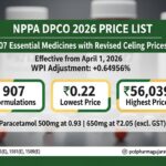 NPPA DPCO PRICE LIST 2026 LATEST